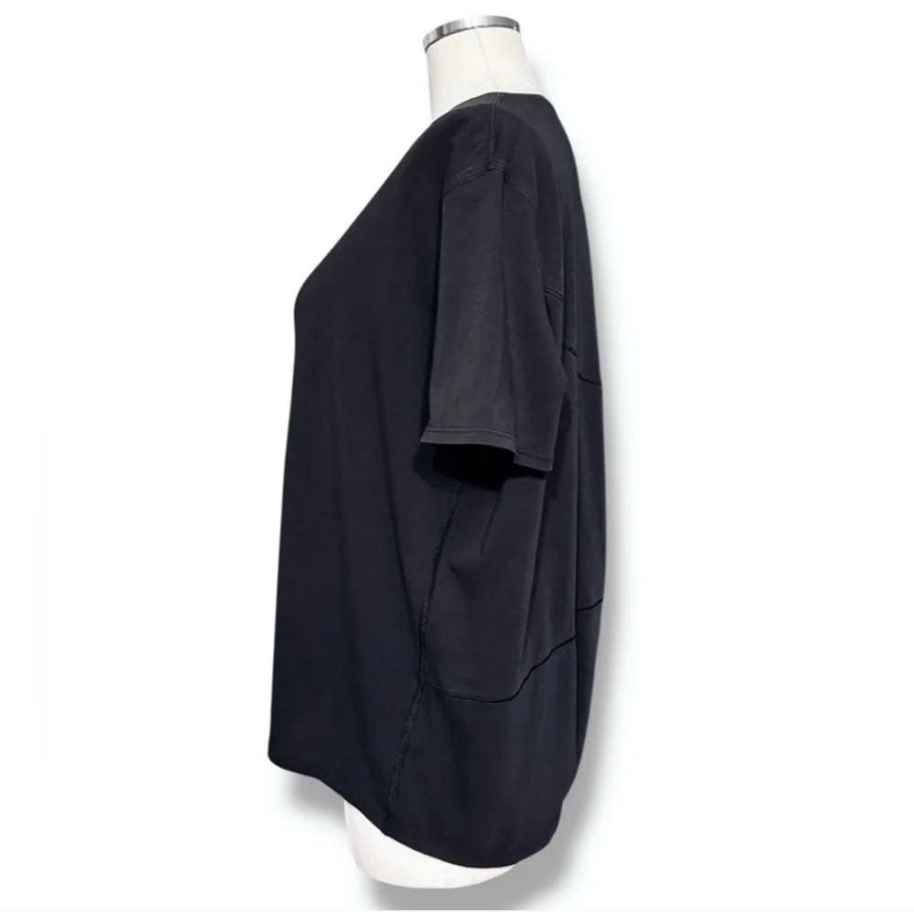 LULULEMON Black Back In Action Short Sleeve Shirt